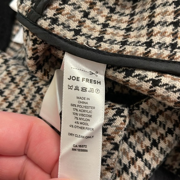 NWT Joe Fresh Houndstooth Jacket - Picture 6 of 6